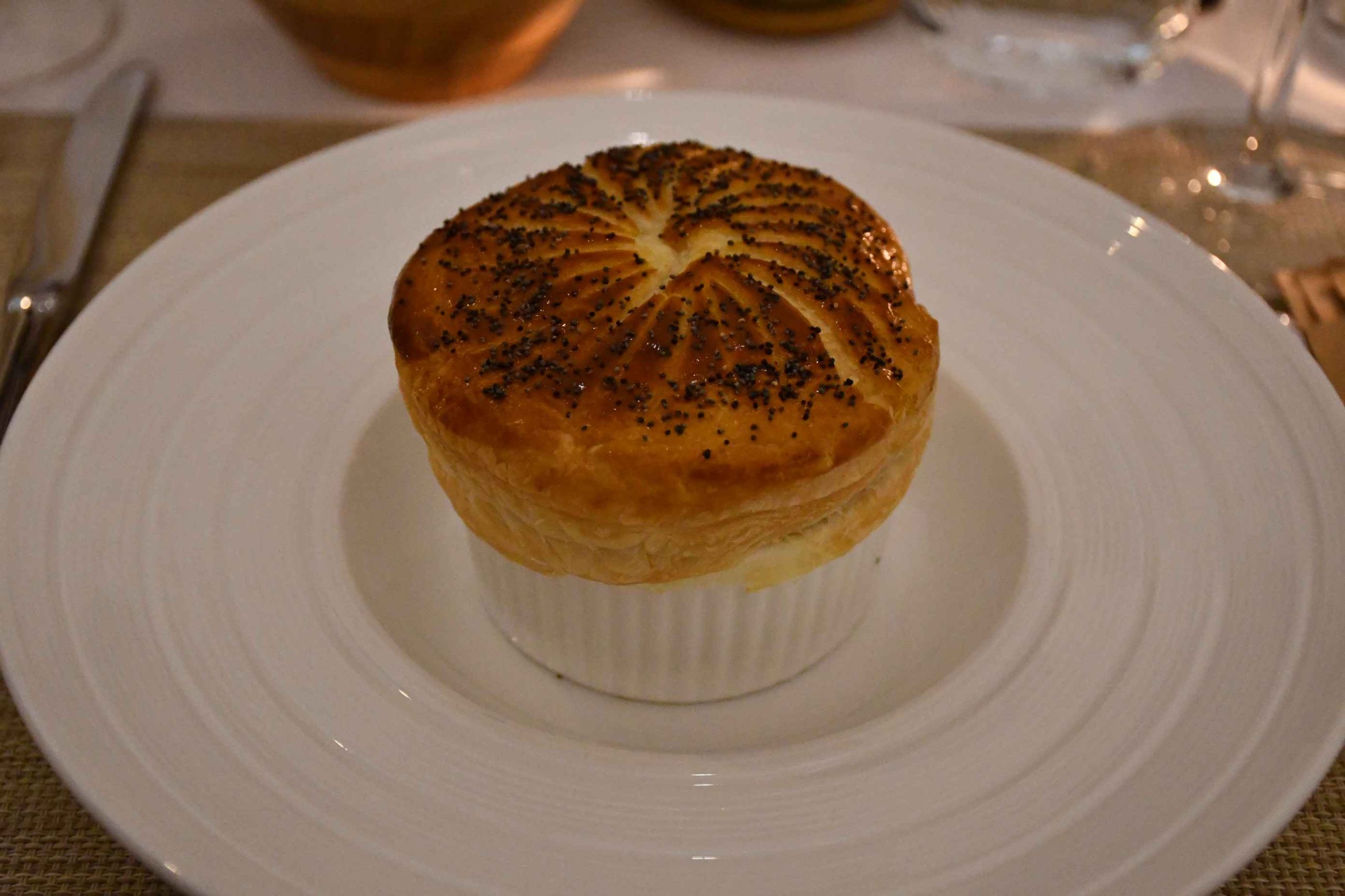 La Sante Puff Pastry with Escargots and Mixed Mushrooms