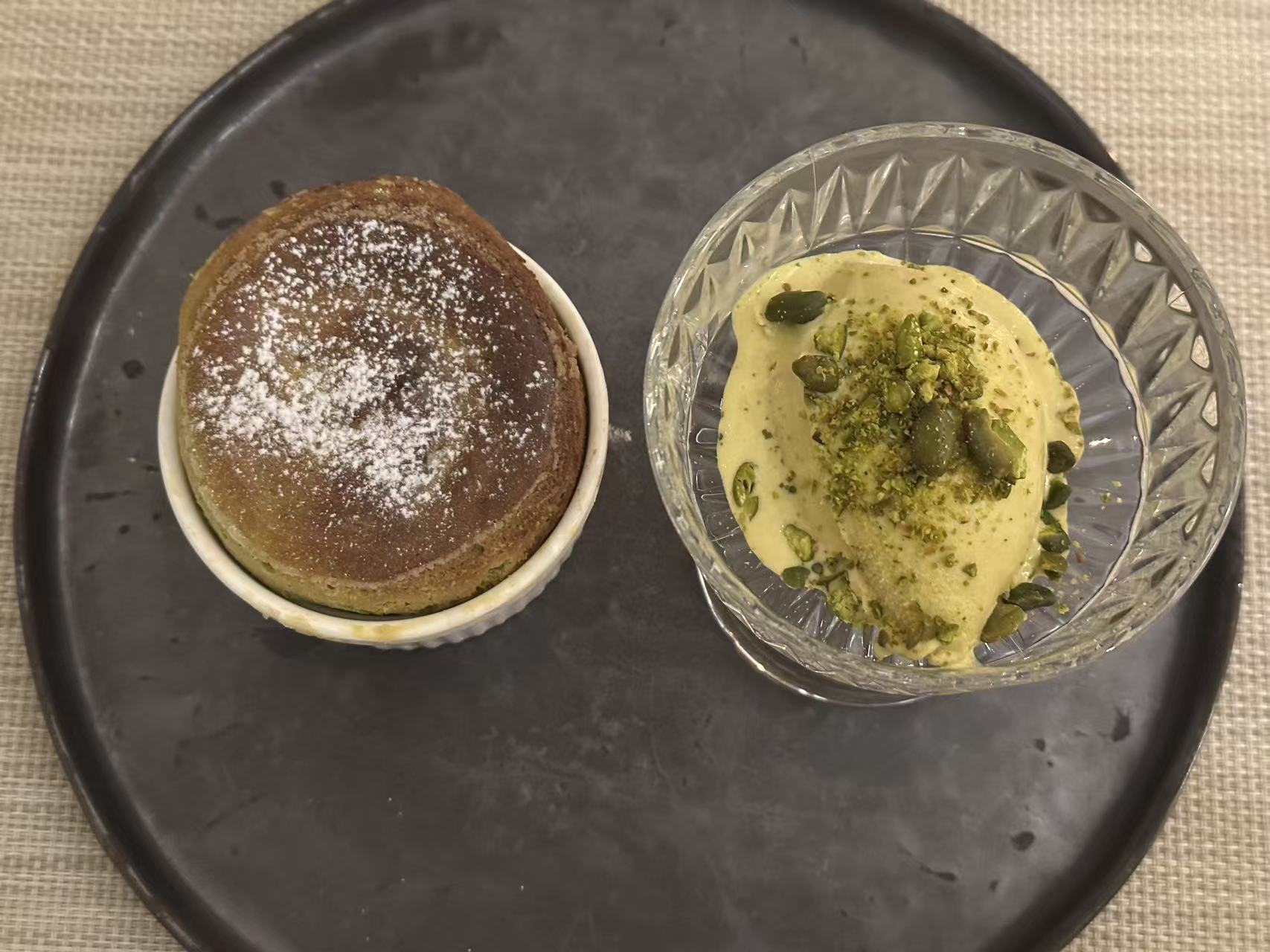 Pistachio Soufflé